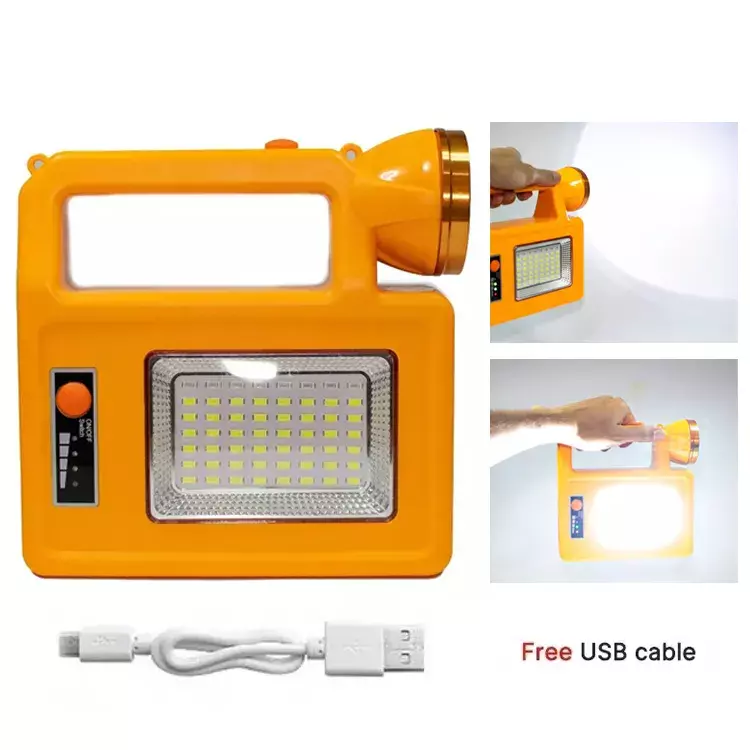Rechargeable light solar lamp with radio/fm