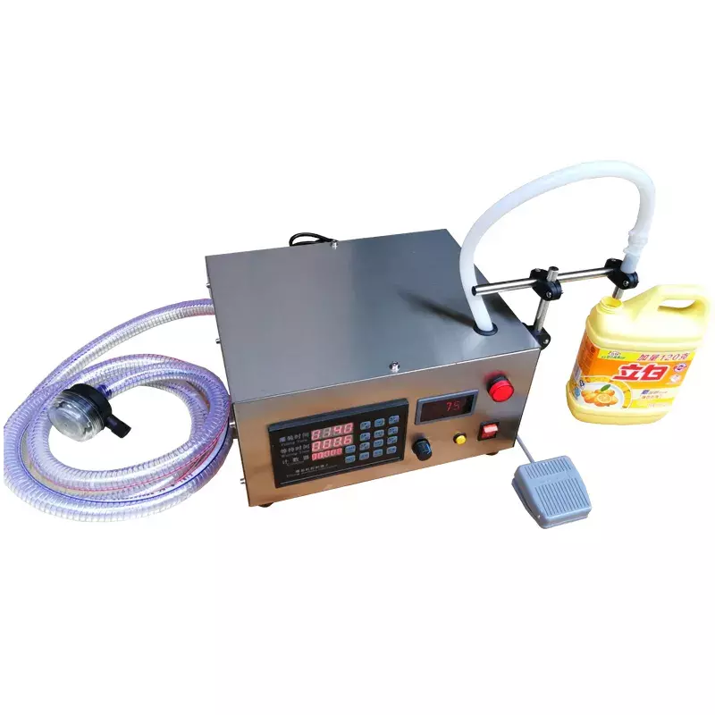 Semi-automatic liquid filling machine detergent bottled water liquid soap small quantitative filling machine