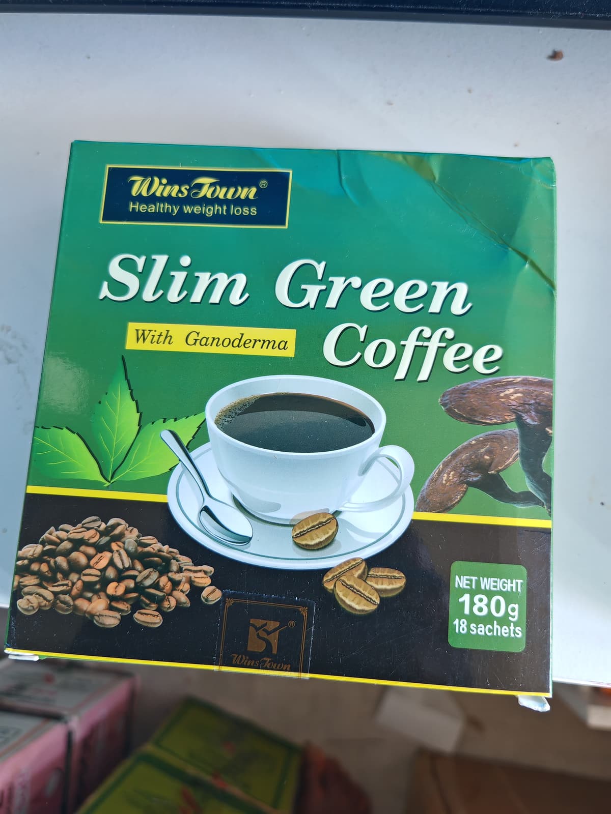 Wintown slim green coffee 18pcs tea