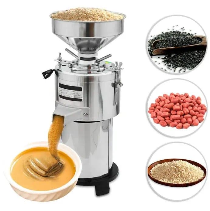 Commercial Peanut Butter & Groundnut Paste Grinding Machine – 35 kg/h, 1100W, 220V
