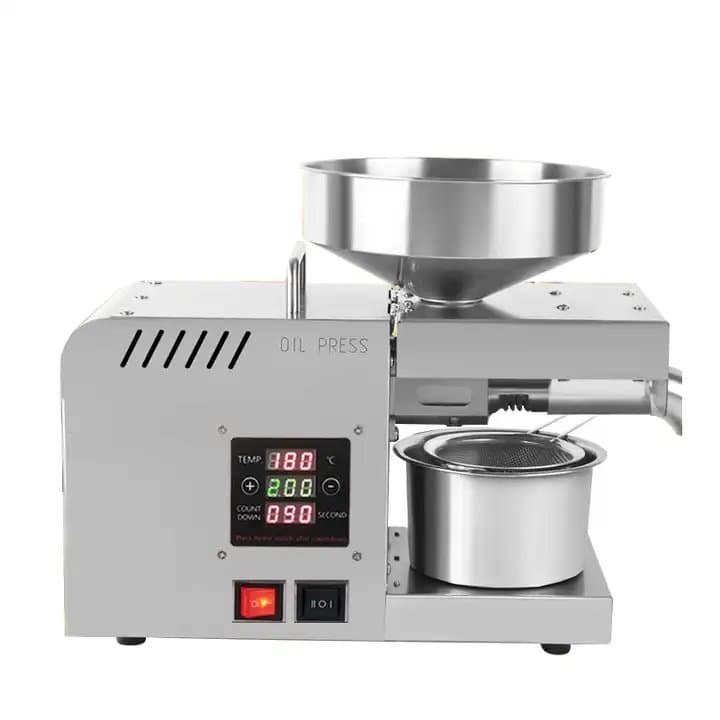 Oil Press Cold Hot Pressing Machine Nut Kernels Palm Kernel Oil Expelling Oil Presser Machine