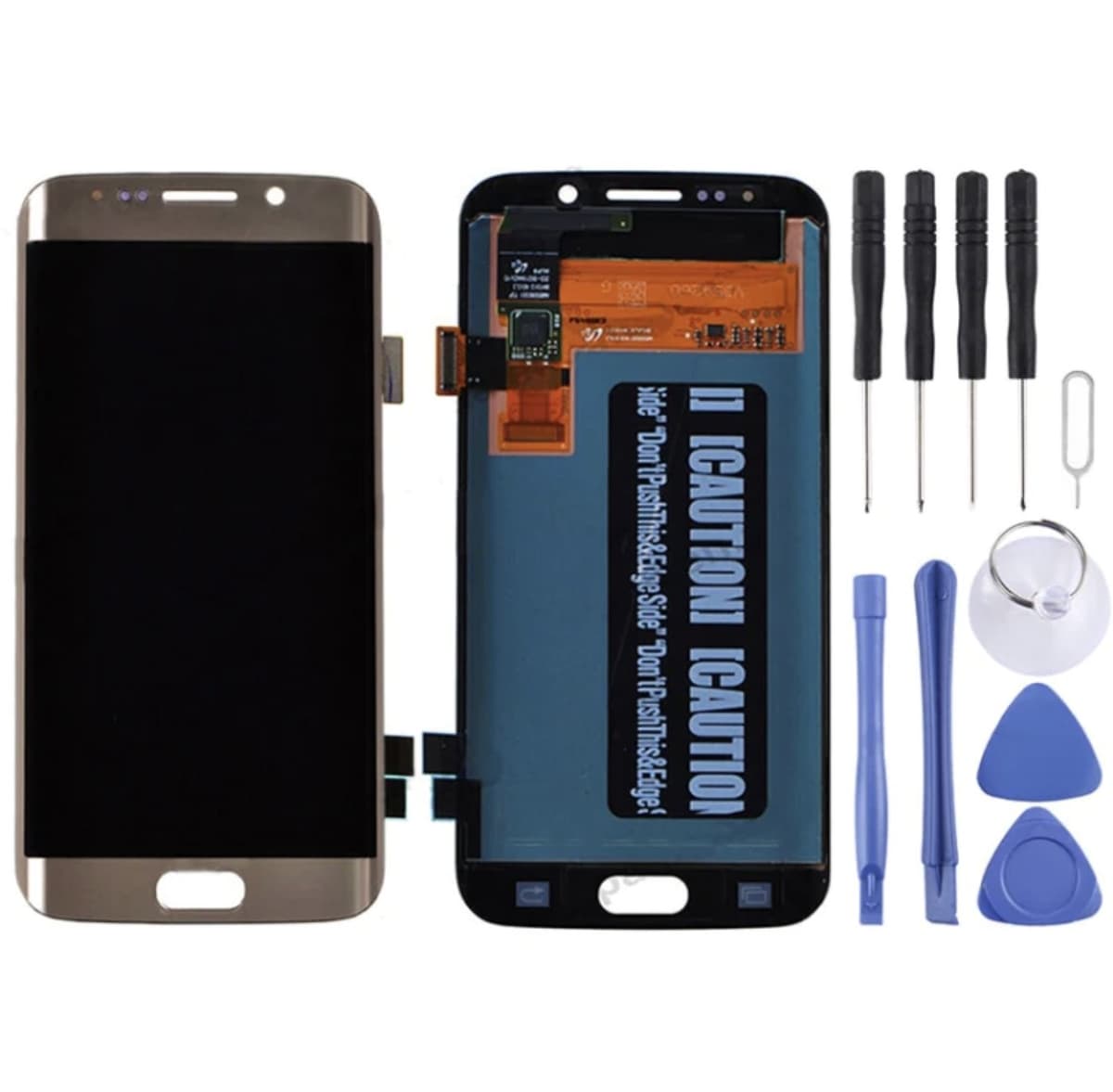 Samsung S6 Screen Replacement Original LCD Display + Touch Panel for Galaxy S6 edge / G925, G925F, G925FQ, G925I, G925A, G925T, G925S, G925K, G925L, G9250(Gold)