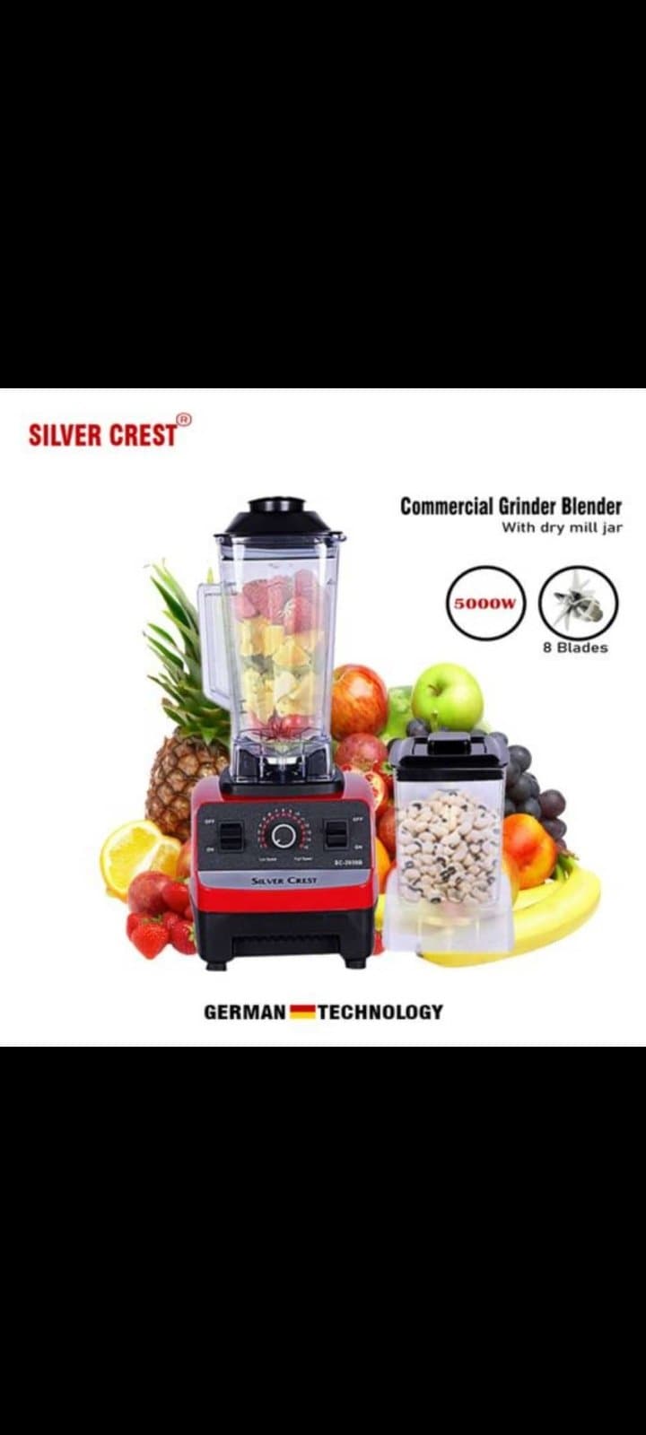 Blender with 2 cups
