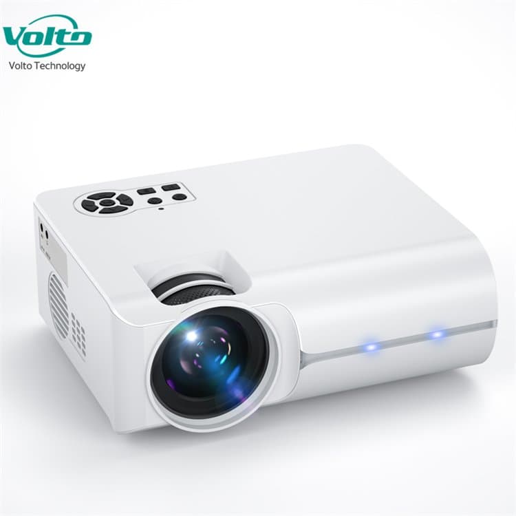 Projector 6000 Lumen Mirror Portable Mini Projectors Smartphone Home Theater Projector Movie Video Beamer