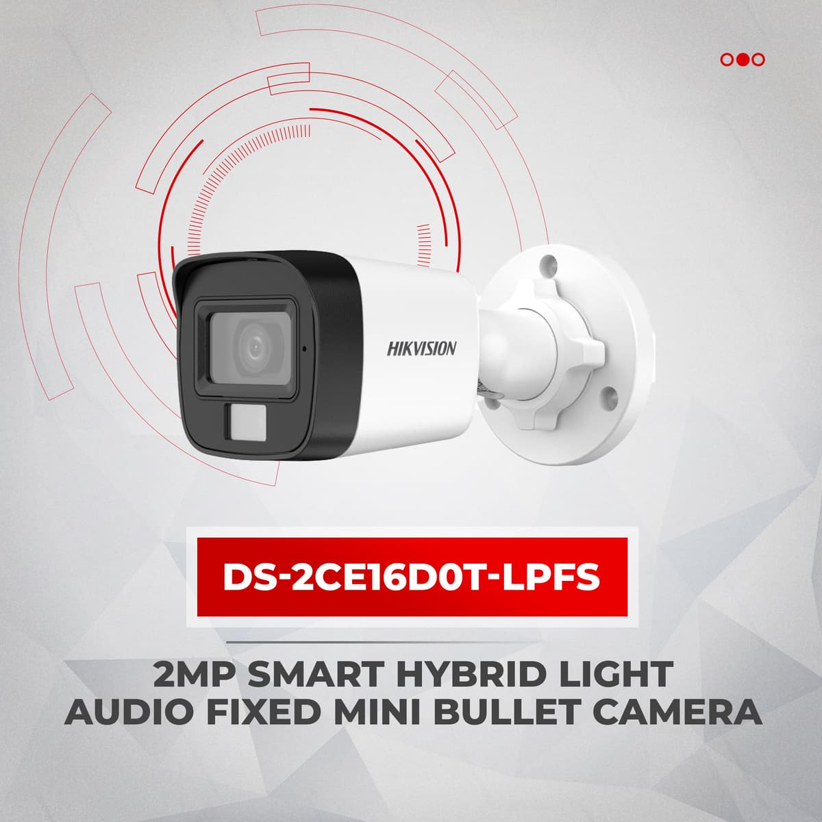 Ds-2ce16k0t-LFPS Bullet CCTV Security Camera