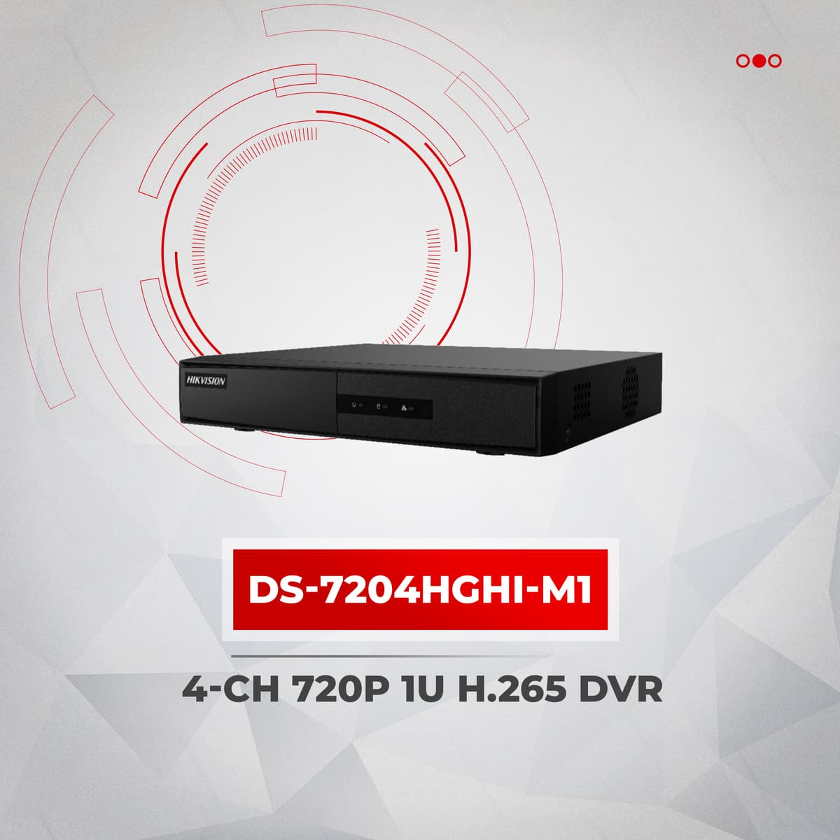 Hikvision 4ch DVR for CCTV Security Systems