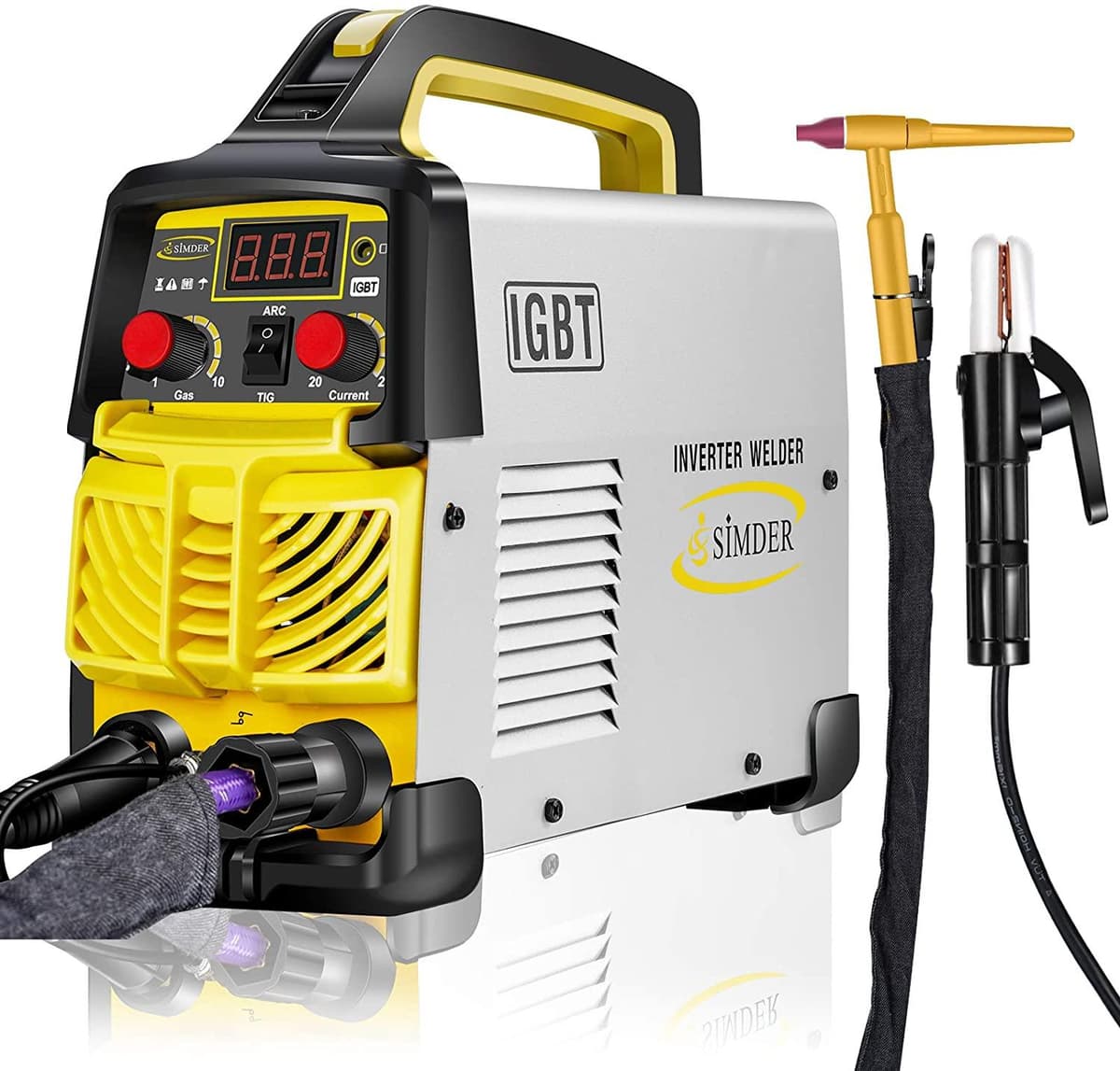 Tig Welder 140amp 220V TIG MMA 2 in 1 Welding Machine Stick Arc Welding DC IGBT Inverter