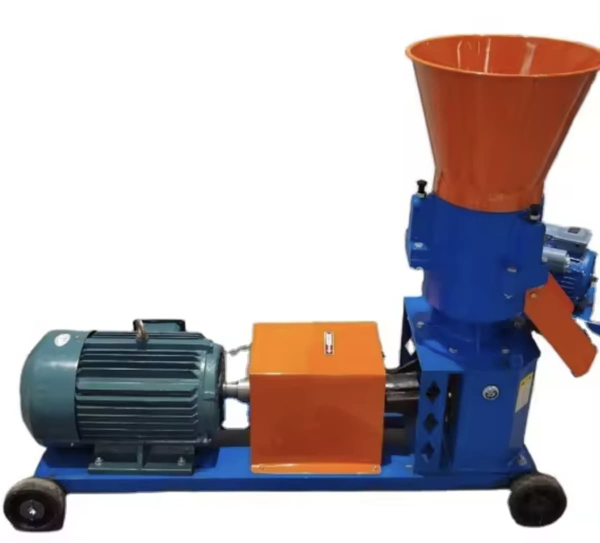 Pellet Pelletizer Machine for Animal feeds pig feed pellet mill machine Electric Pellet Machine 4 rollers, M180, Power: 5.8Kw - 200-250kg/h