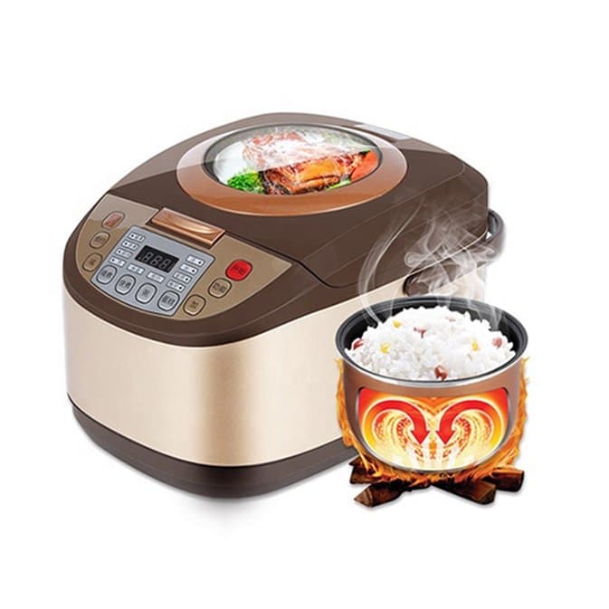 Rice cooker drum shape double pot 220v cylinder Non Stick Multi Rice Cooker