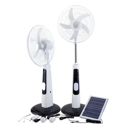 Rechargeable Solar fan 16 Inches Standing Fan