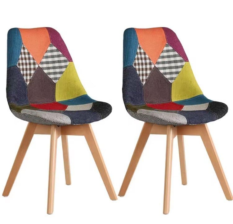 Dining Chair With Wooden Leg