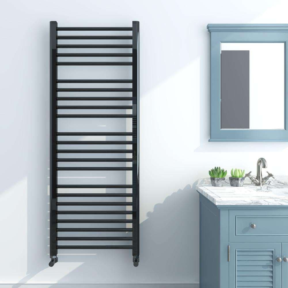 Heated Towel Rails: Chrome designer heated towel radiator