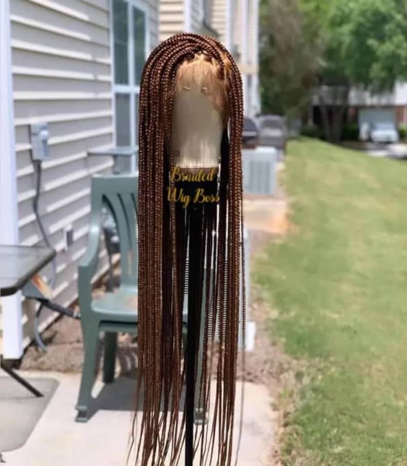 Braided wig Box braids wig lace front box braid wig full lace