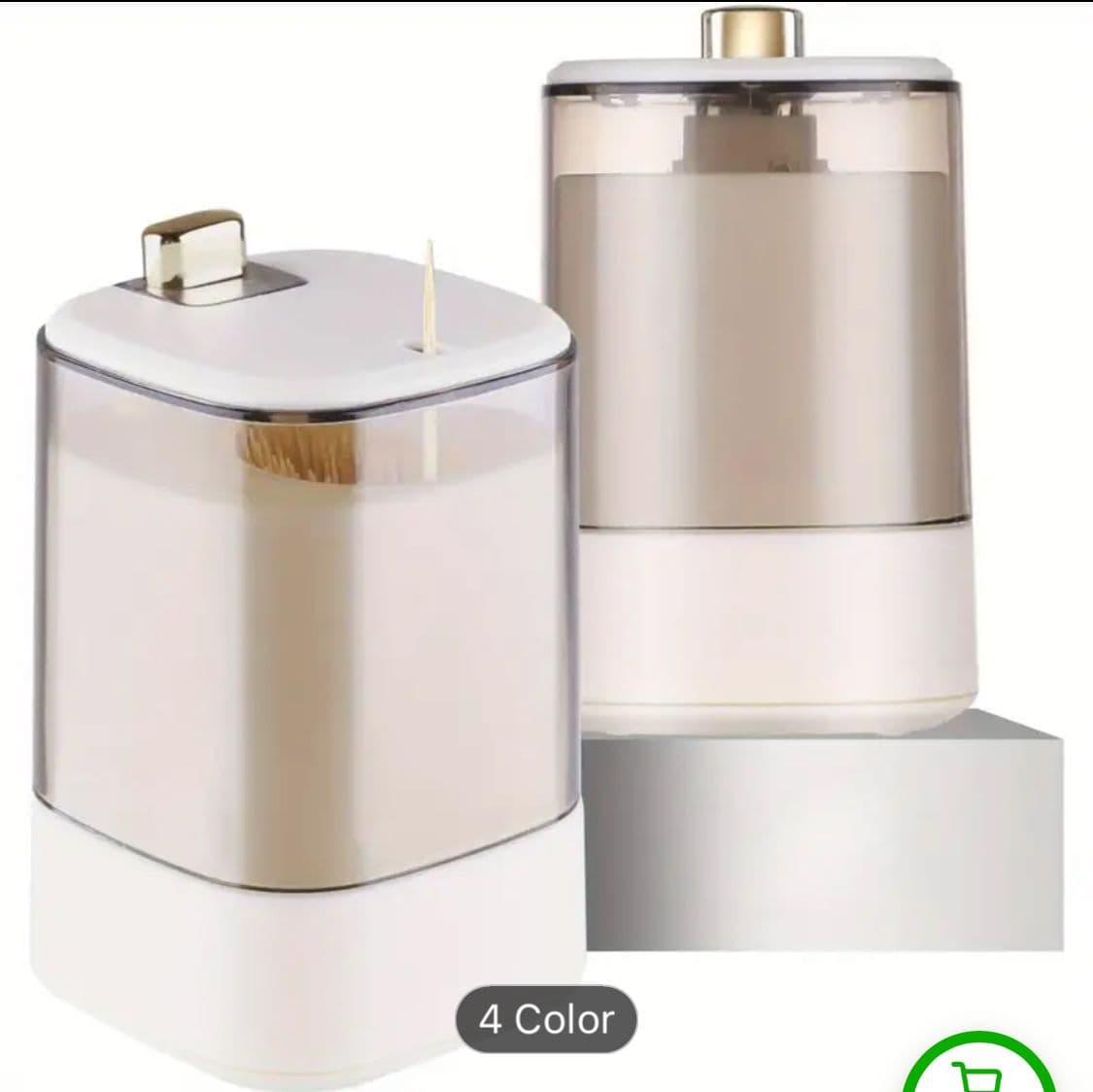 Automatic Pop-Up Plastic Toothpick Dispenser