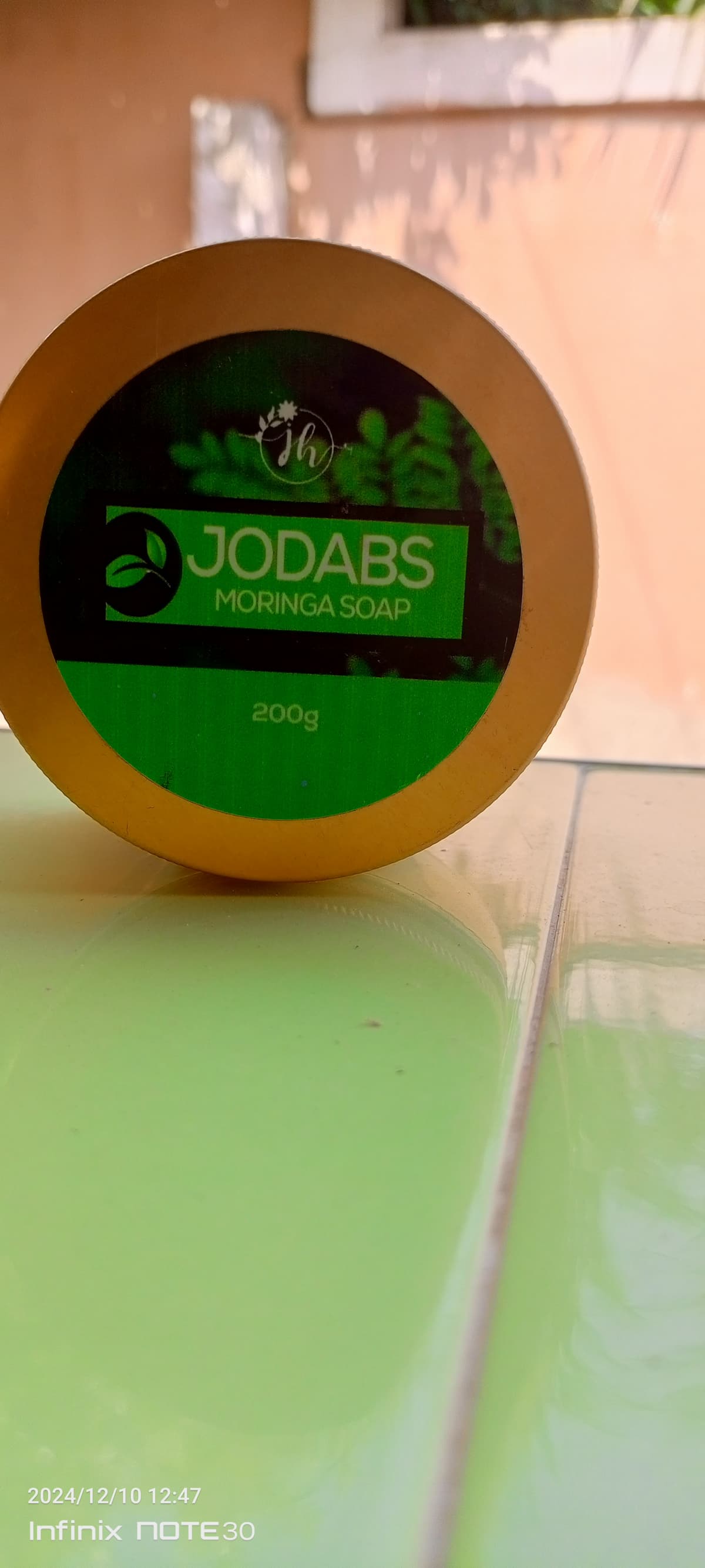 Moringa soap dehydrate, soothing the skin