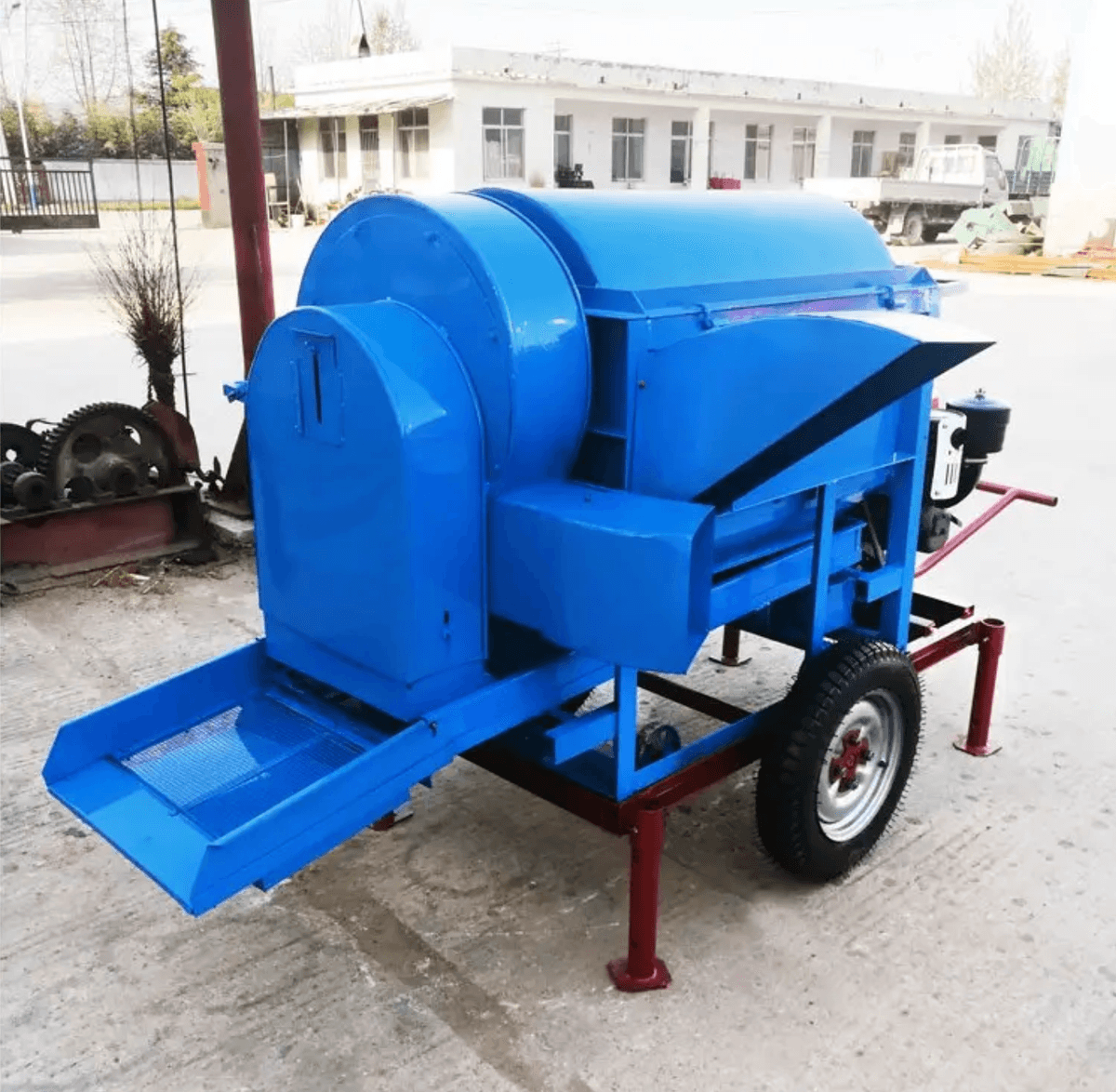 Rice Thresher Machine with Diesel Engine Multifunction Sheller for Wheat Sorghum Corn