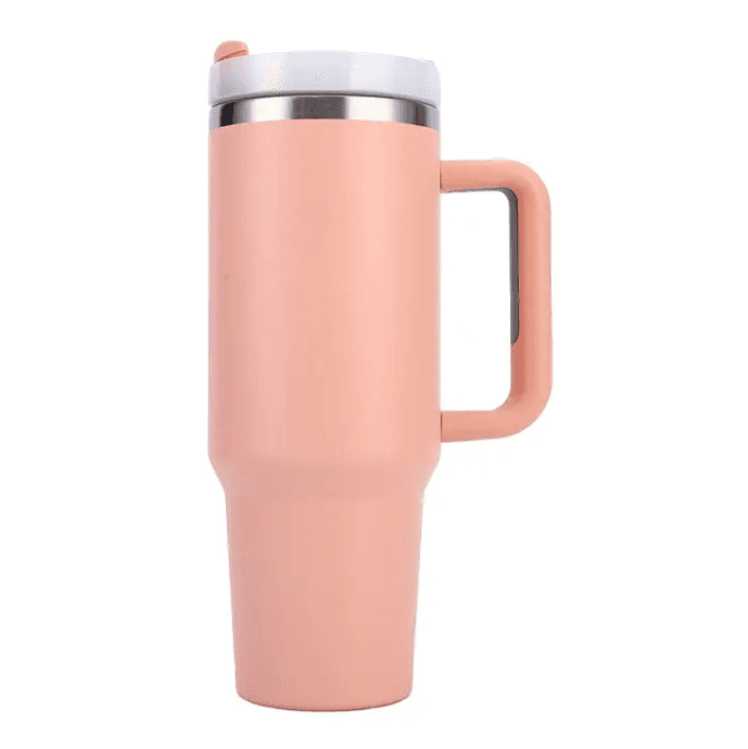 40oz Tumbler 2.0 Stainless Steel Double Wall Tumbler With Handle and Straw