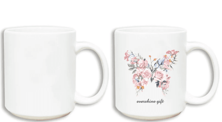 Customized Ceramic Sublimation White Coffee Printed Mug