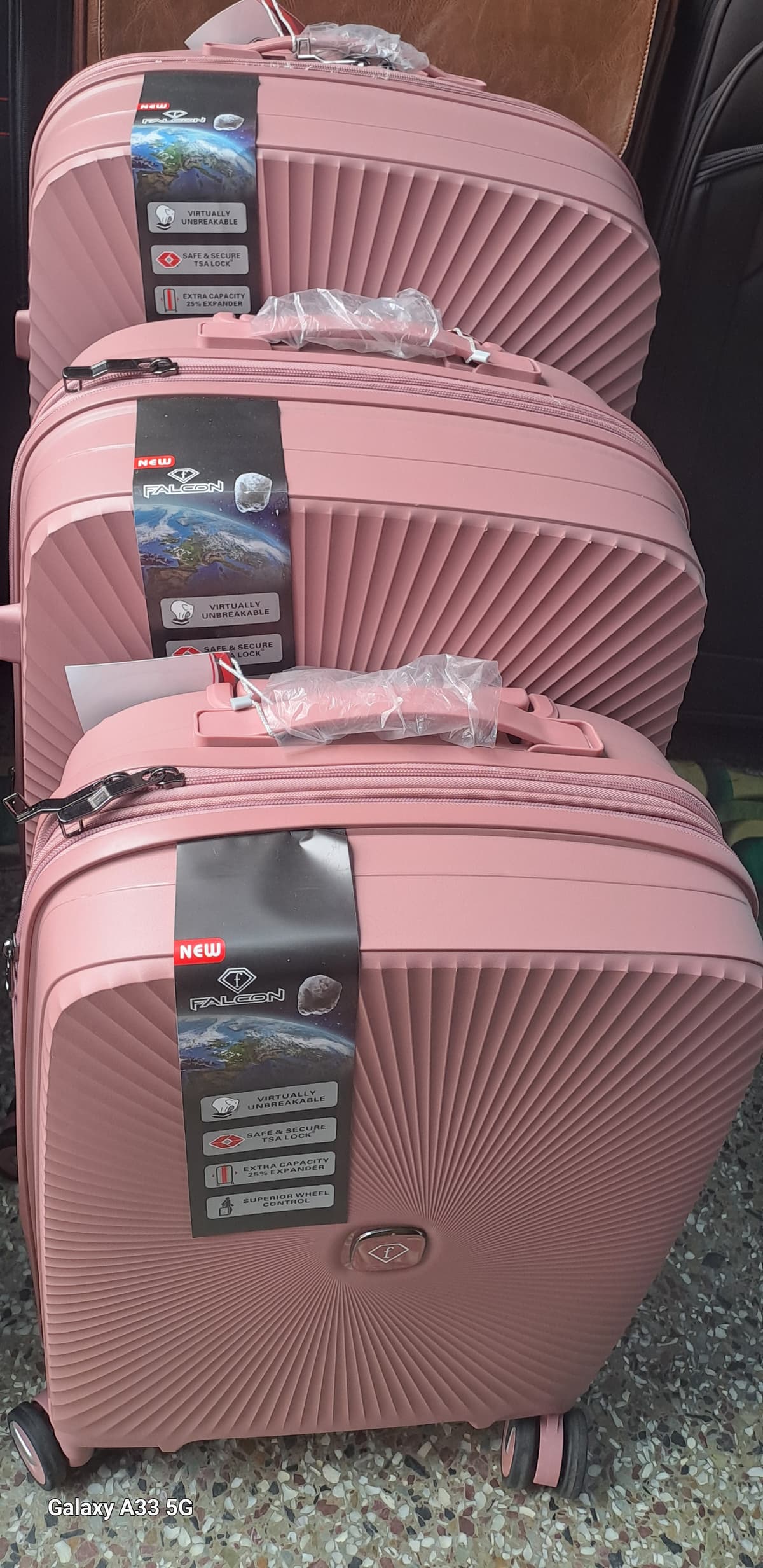 Unbreakable Plastic Trolley 3pcs Set