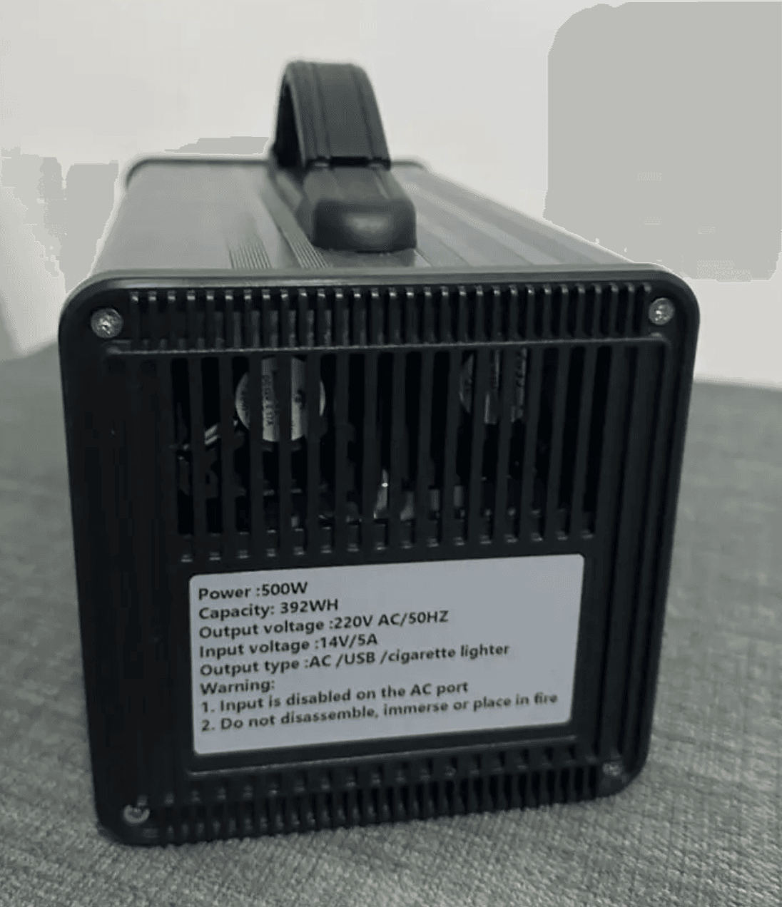 Portable Power Station 500W (392Wh) for Sale in Ghana – Backup Generator with AC, USB, 12V