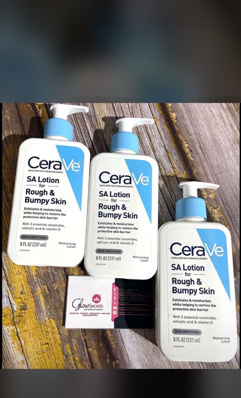 CeraVe SA lotion for rough and bumpy skin