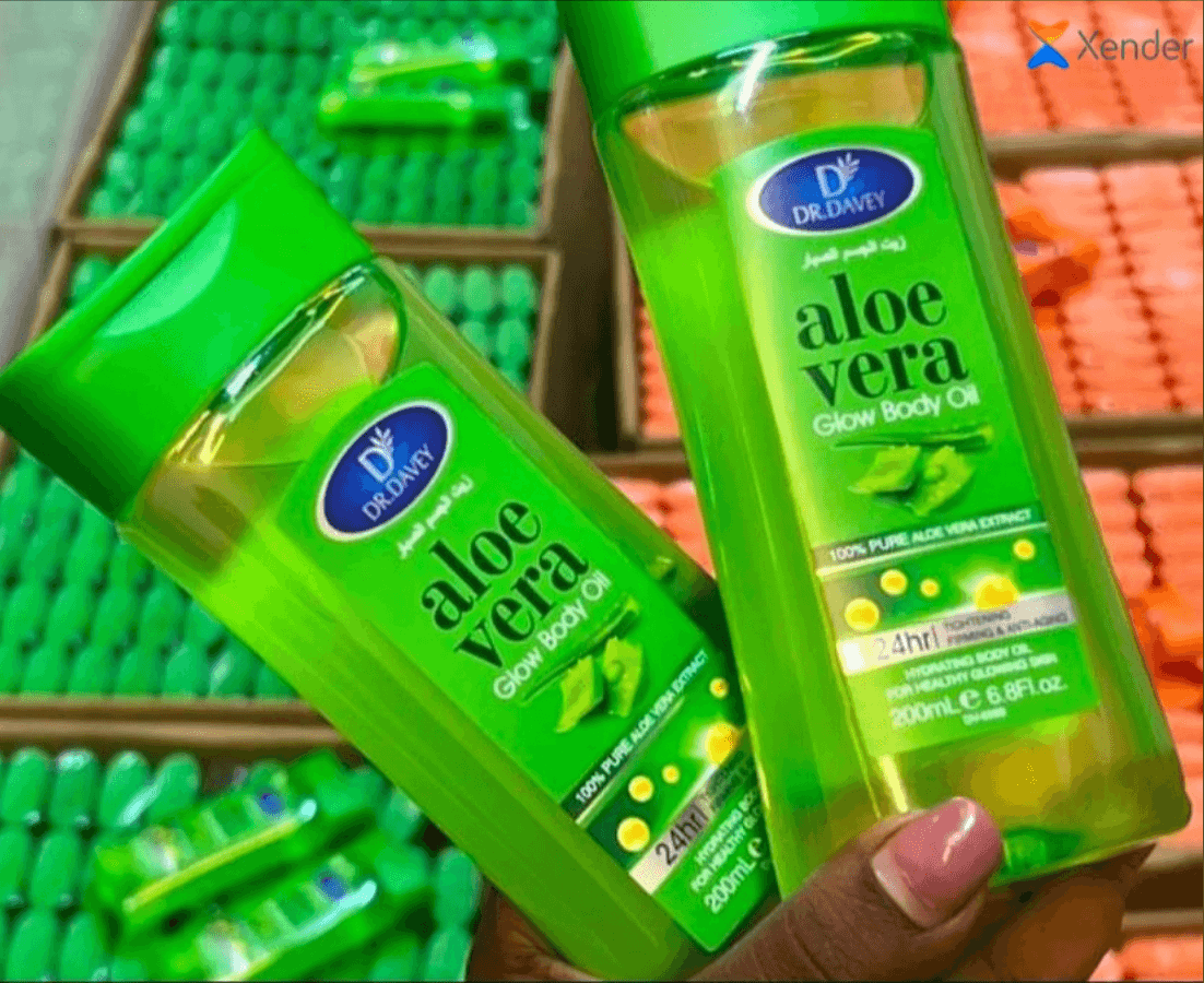 Dr. Davey Aloe Vera glow body oil