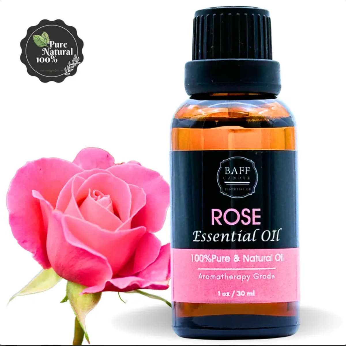 Baff Rose Essential Oil I 100% Pure l Aromatherapy Grade 30ml