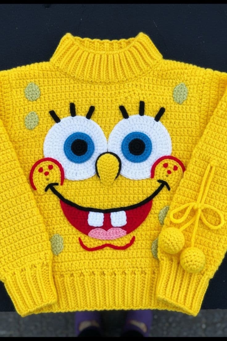 Handmade crochet sweater