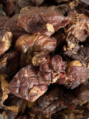 GOAT MEAT - SMOKED GOAT MEAT BONELESS -300g
