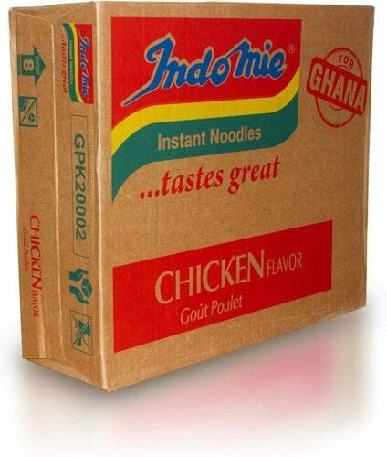Indomie Instant Noodles Chicken Flavor 70g (Pack of 40) - Product of GHANA