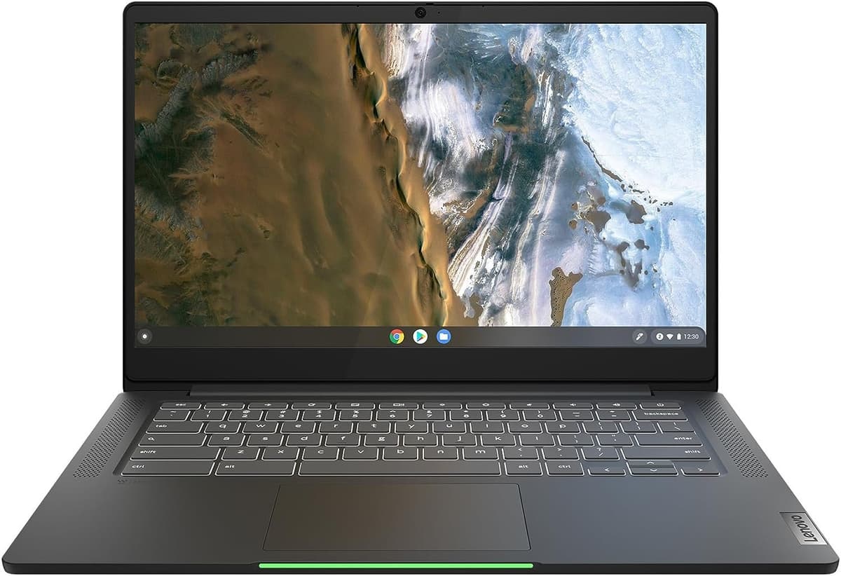 Lenovo IdeaPad 5 Chromebook 14 Inch FHD Laptop - (Intel Core i3-1115G4, 8GB RAM, 256GB SSD, ChromeOS) - Storm Grey