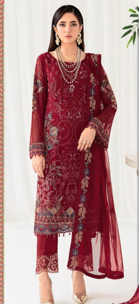 Trending chiffon dress