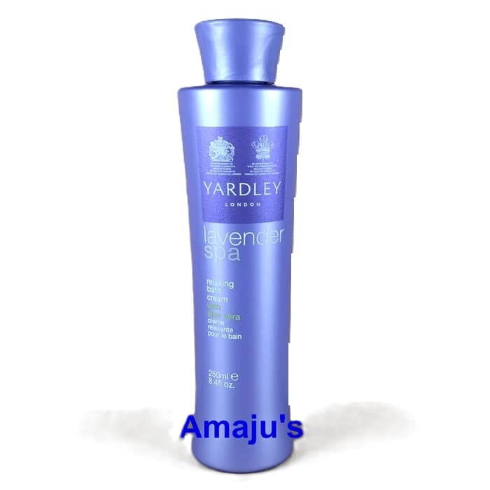 Yardley Lavender Spa Relaxing Bath Cream Aloe Vera - 250ml
