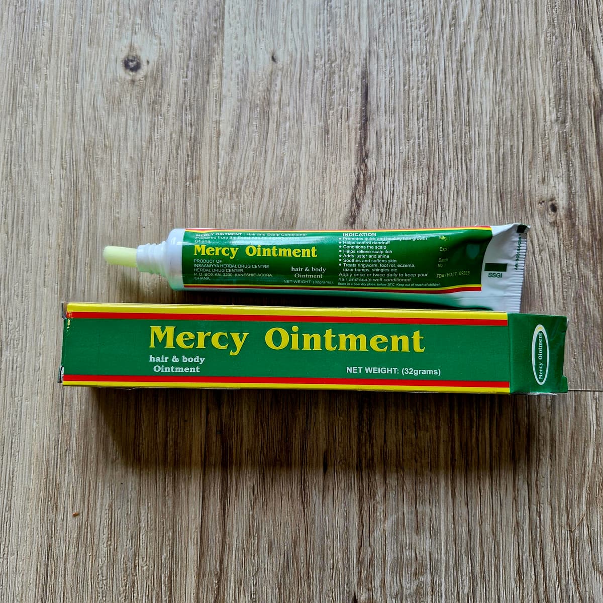 Mercy Ointment Hair & Body Cream from Ghana 32g