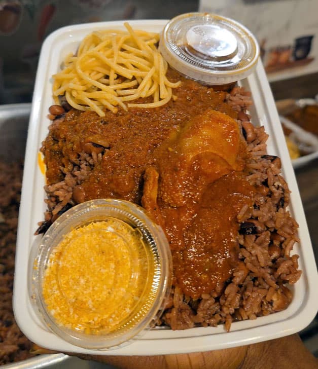 Waakye with Beef, Shito & Fish | Authentic African Ghanaian Food UK