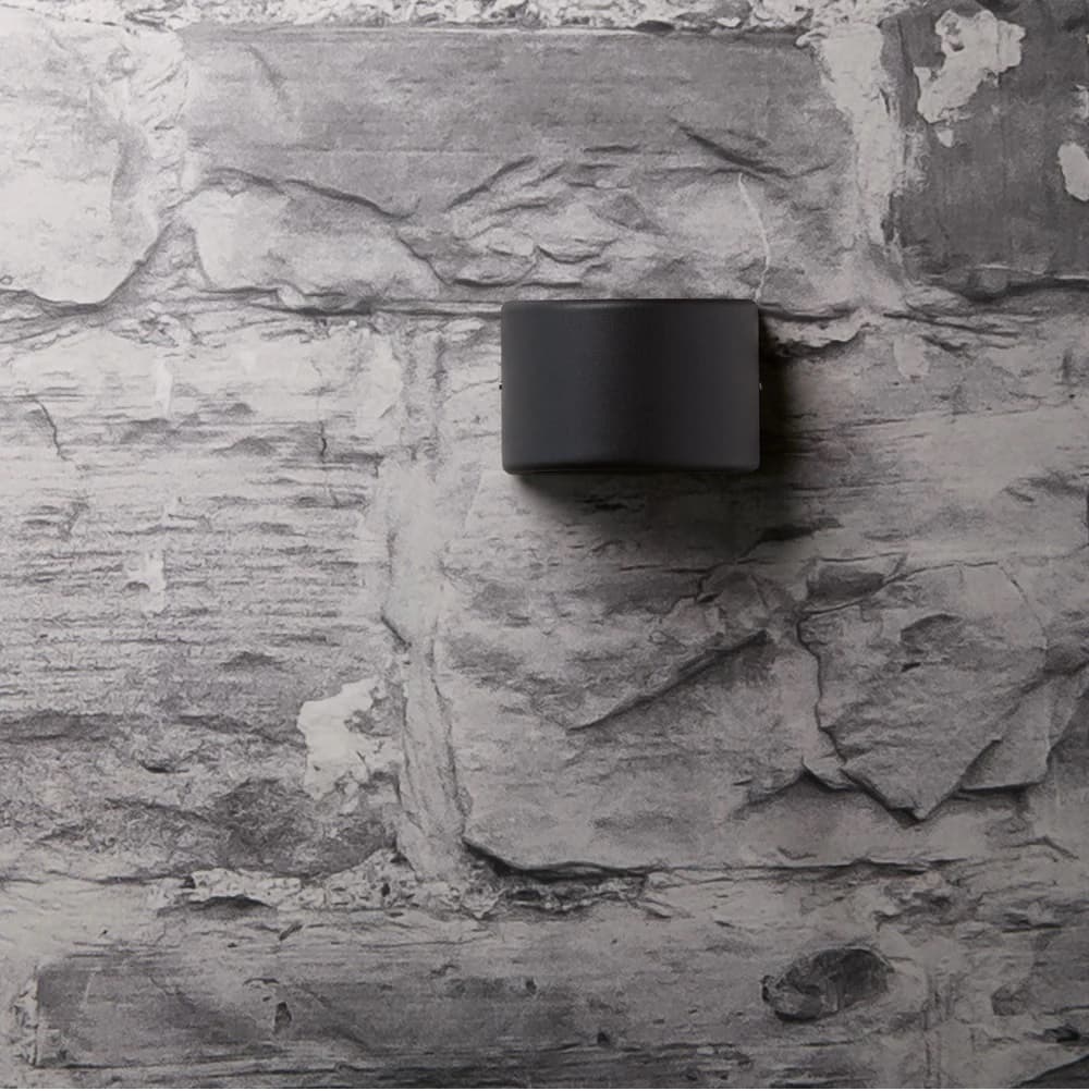 Fowey ip65 Curved Down Light in Storm