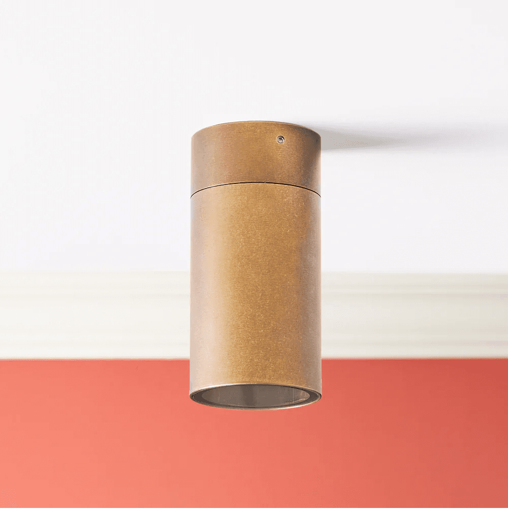 Barra IP65 Static Spotlight in Brass