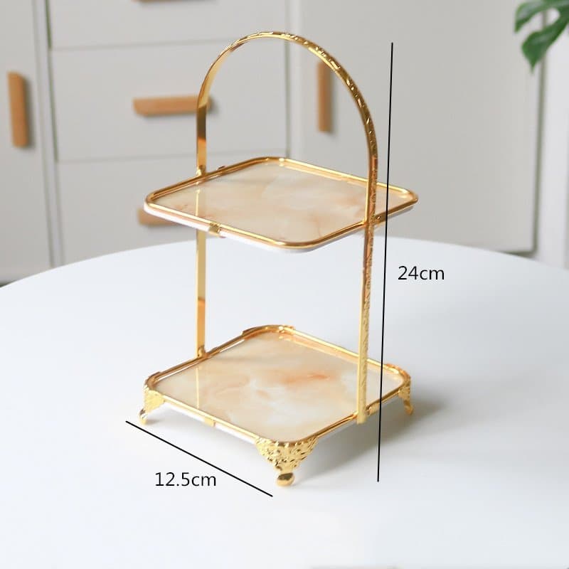 Cake Stand Table brass birdcage shape cake cupcake tools decoration wedding mirror bird
