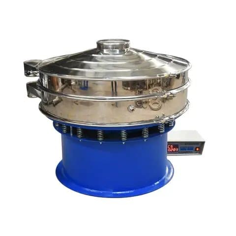 Sieve shaker single / double vibro sifter circular vibrating screen classifier flour powder sieving machine sieve