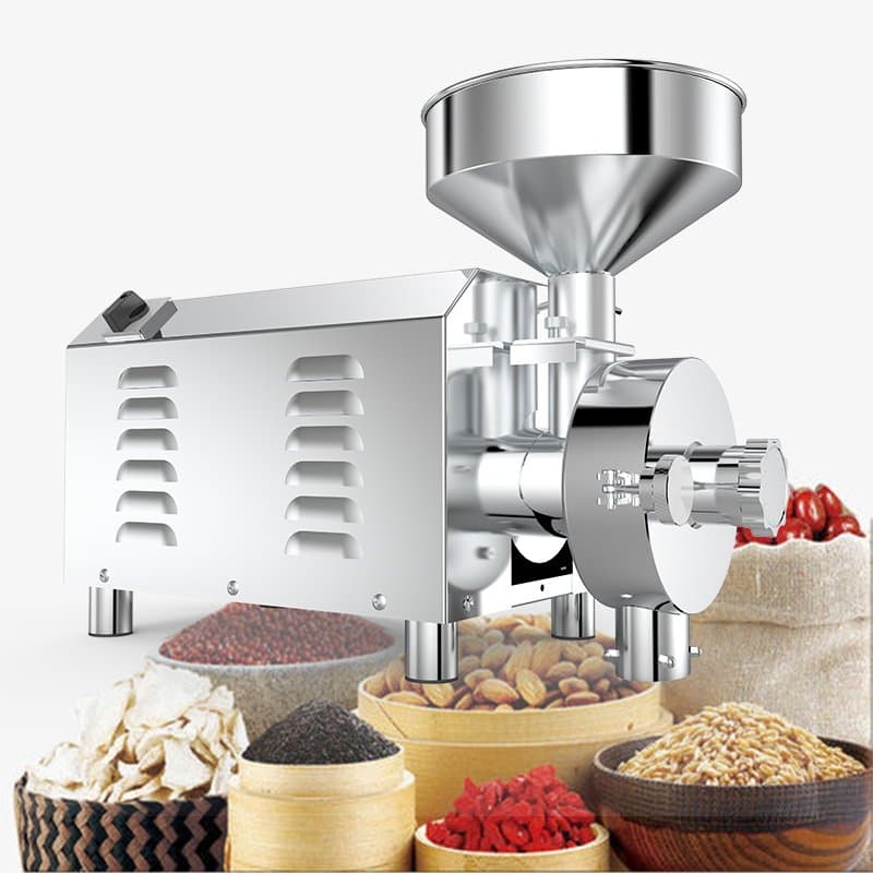 1500W Stainless Steel Factory Price Wheat Milling Machine Flour Mill Standard Flour Mill Machine