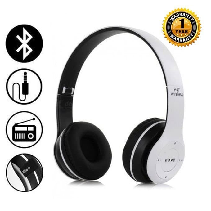 Wireless Headset P47 Over Ear Headphones