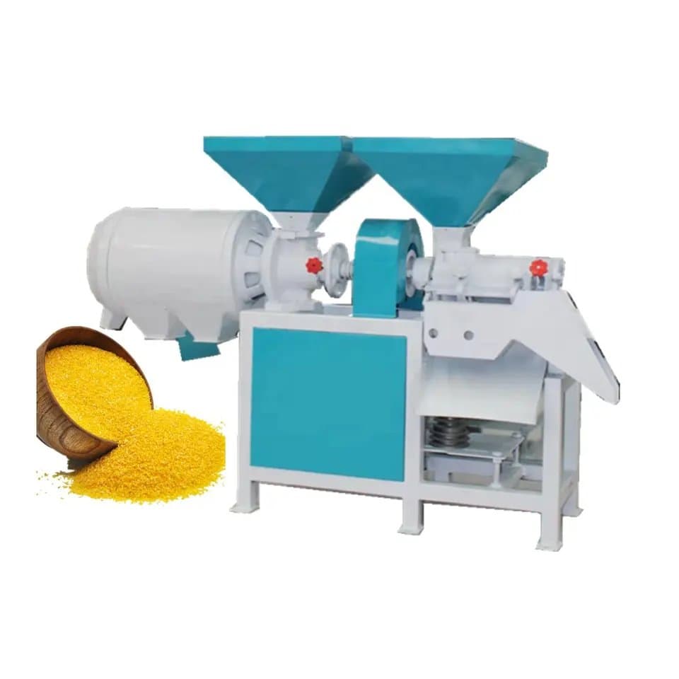 Maize corn millet milling plant sorghum peeler maize peeling machine and corn grits milling machine