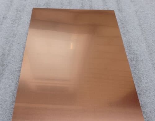 Copper Sheet Metal, 1000mm x 500mm