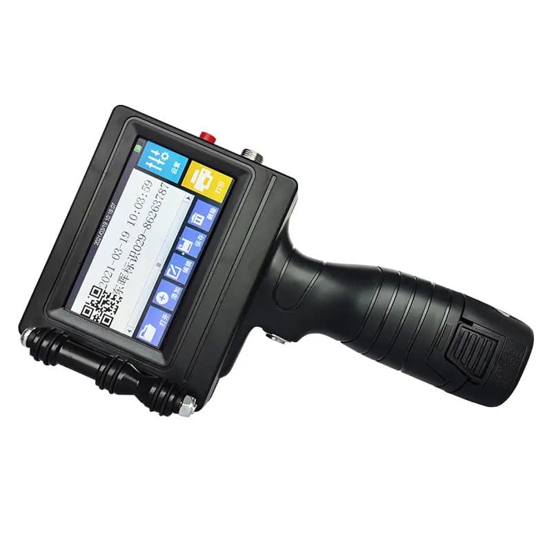 Code Label Printer Machine Portable handheld inkjet handjet printer for plastic bag bottle Ink D10