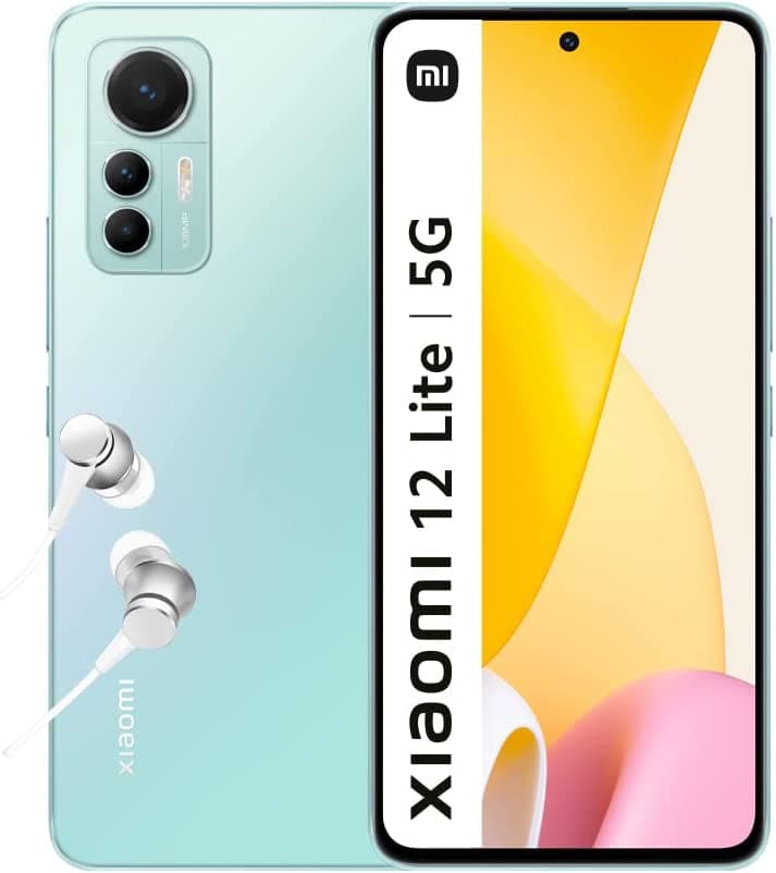 iaomi 12 Lite 5G - Smartphone 8+128 GB, 6.55โ 120Hz AMOLED Display, Snapdragon 778G, 108MP Triple Camera, 4300mAh with 67W Turbo Charge, Green