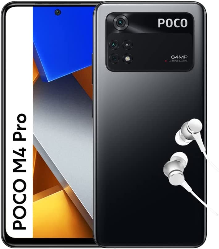 POCO M4 Pro - Smartphone 8+256GB, 6.43โ 90Hz AMOLED DotDisplay, MediaTek Helio G96, 64MP Triple Camera, 5000mAh, Power Black
