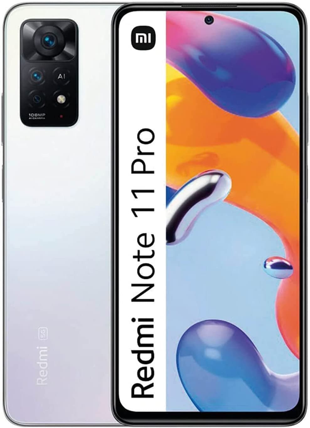Xiaomi Redmi Note 11 Pro - Smartphone 128GB, 8GB RAM, Dual Sim, Polar White