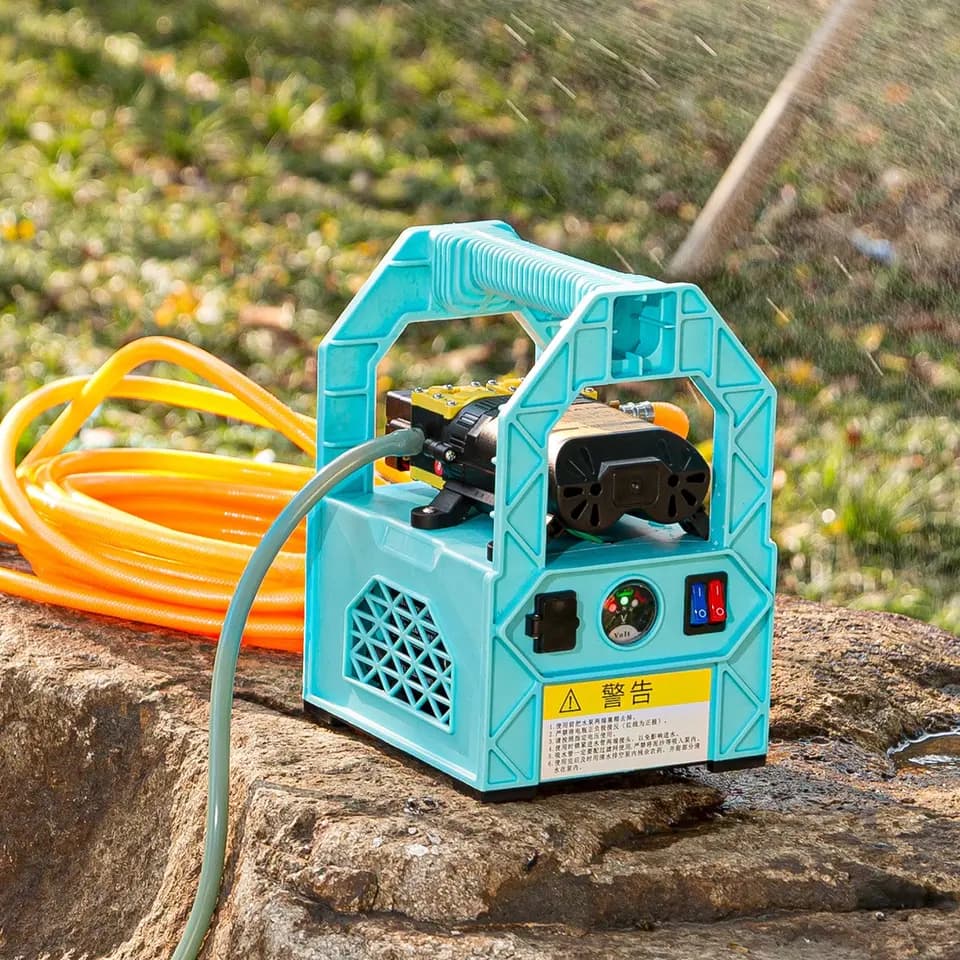 Sinleader 6-10LPM 0.8MPA High Pressure Pump Battery Machine Car Wash Water Portable Garden Sprayer With Spray Gun