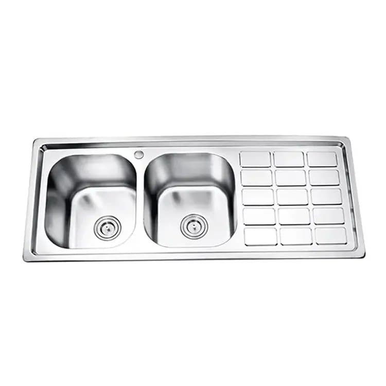 Double bowl sink