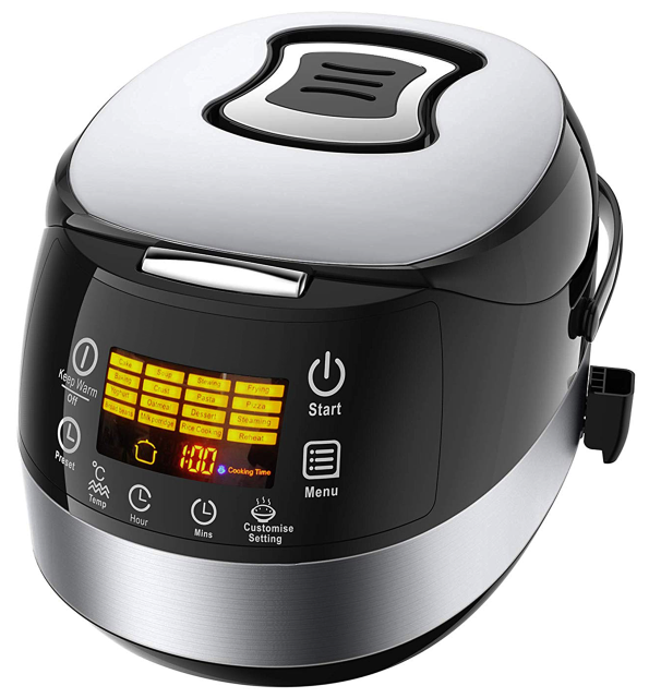 Rice Cooker All In 1 5 L Programmable Multi Cooker, Rice Cooker, Slow Cooker, Steamer, Saute